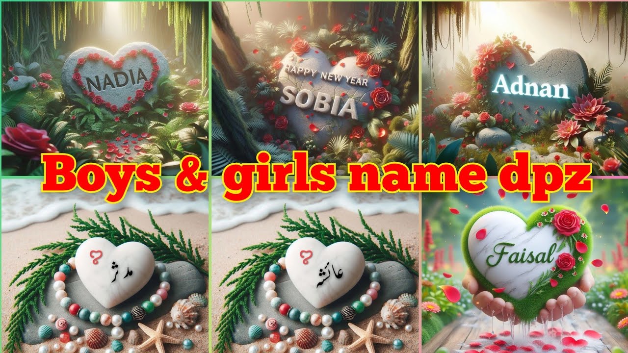 So Beautiful girls and boys name dpz / Awesome girls dpz - YouTube
