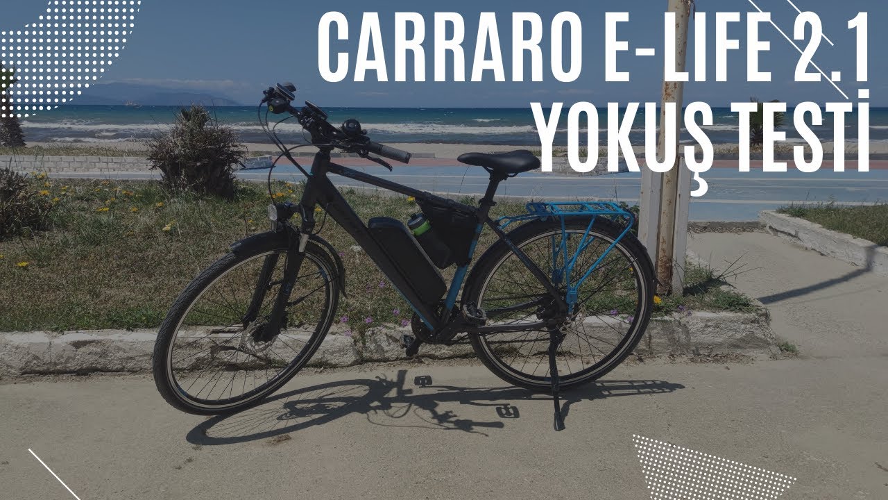 Carraro E- Line E- Life 2.1 Elektrikli Bisiklet Yokuş Testi (Caferli  - Söke - Ağaçlı)
