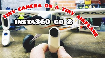 Insta360 GO 2 on a tiny rc airplane