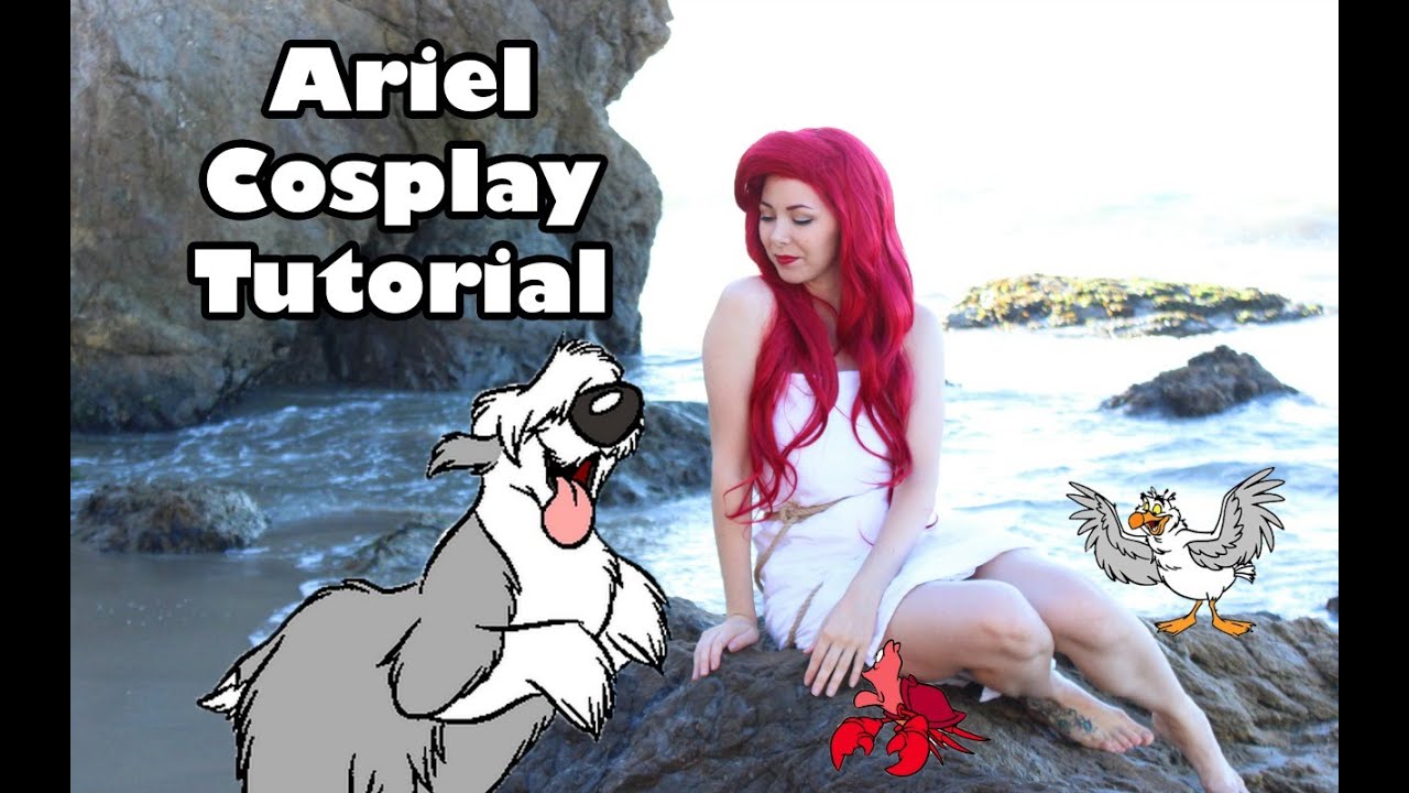 DISFRAZ DE ARIEL HAZLO TU MISMO ❤ SIN COSER