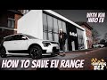 How to get more out of your ev range  saving range tips with kia niro ev  electric car efficiency