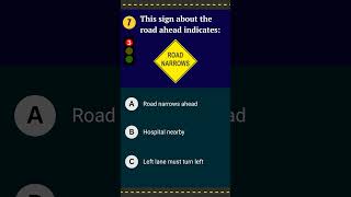 Top 10 DMV Road Signs Questions | Test yourself for DMV Written Permit Test 2026 | Pass on First Try