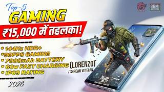 Top 5 Best Gaming Smartphone Under 15000 2026 | 90 FPS ⚡7000mAh | Best Gaming Phone 15000