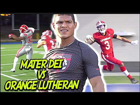 🔥🔥 Mater Dei vs Orange Lutheran | Freshman Quarterback Elijah Brown Dropping Dimes | Highlight Mix