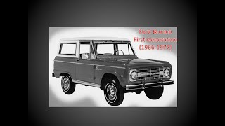 Ford Bronco First Generation 1966-1977