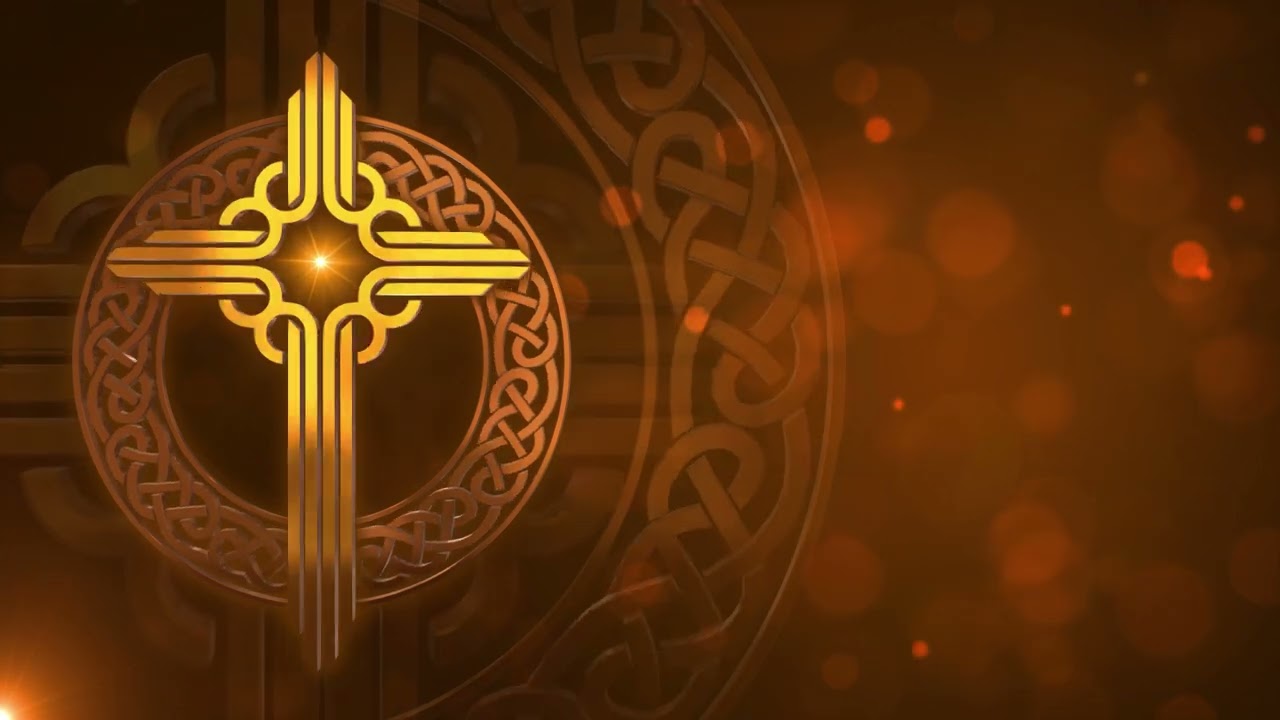 Christian Golden, Cross Animated Background (no copyright)