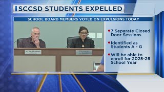 SCCSD Students Expelled