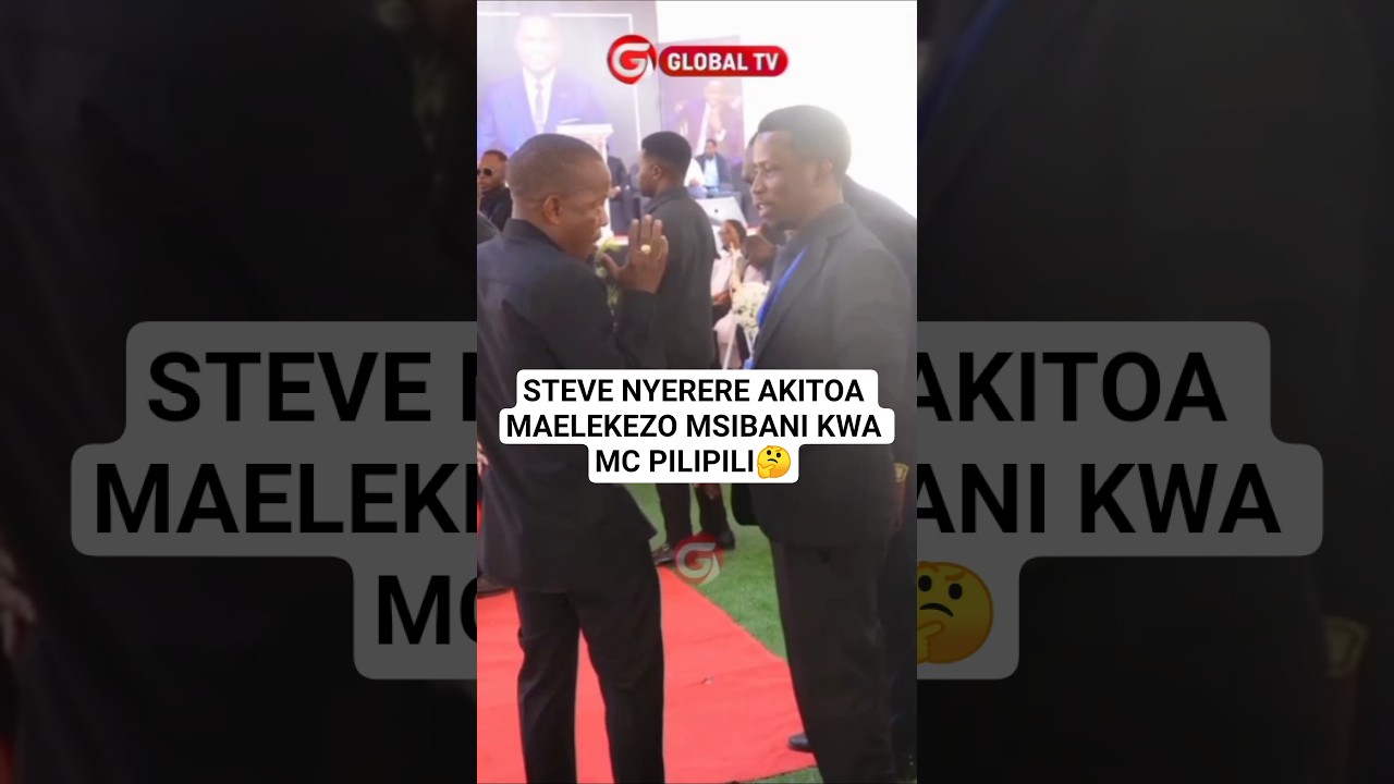 STEVE NYERERE AKITOA MAELEKEZO MSIBANI KWA MC PILIPILI🤔 