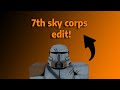 Warriors 7th sky corps edit  konxst