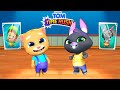TALKING TOM TIME RUSH – GINGER and BECCA in Pirate World, Dino World – Full Screen Gameplay