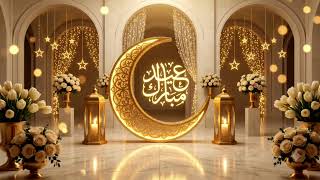 Aesthetic Eid Background Video 🌙 | 3 Hours | No Audio | Eid Al-Fitr &amp; Eid Al-Adha Visuals | 4K |
