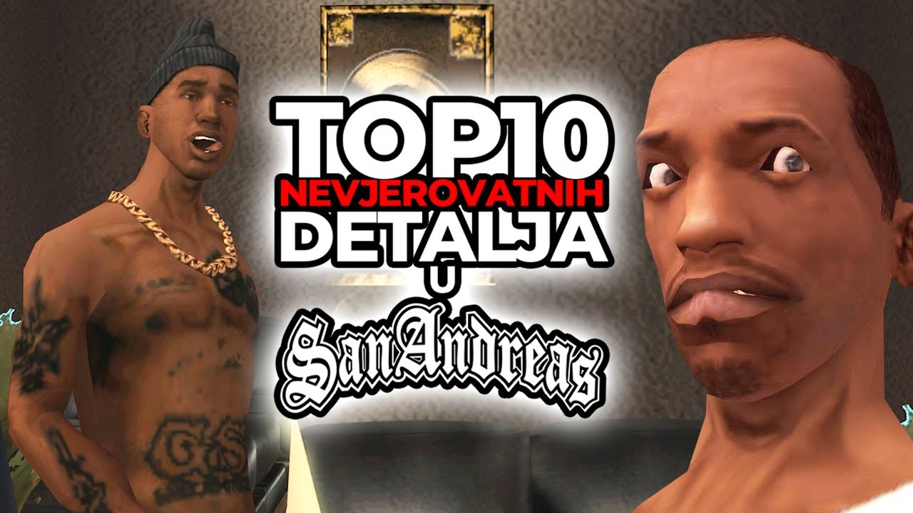 TOP 10 Nevjerovatnih Detalja U GTA SA!