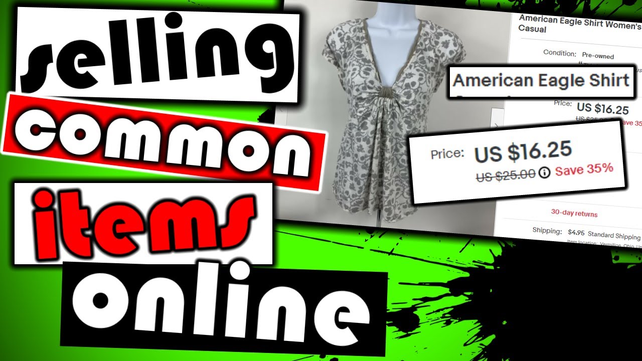 SELLING COMMON ITEMS ONLINE - We Make 6 Figures Selling Used Clothing Online