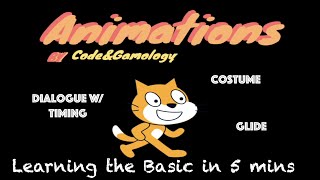Learning the Very Basic about Animation in 5 Mins | Scratch | Glide | Dialogue W/ timing | Beginners