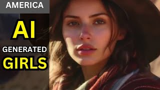 Discover the SECRET behind AMERICA's most gorgeous GIRLS Created by AI l Midjourney l AI ART l