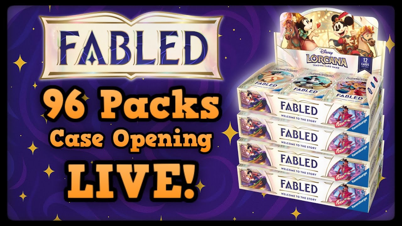 Lorcana Fabled - Case Opening Live! - Iconic Hunt!