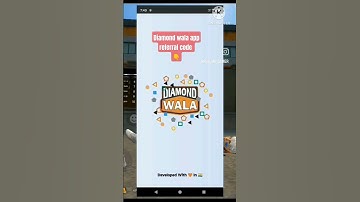 Diamond wala app referral code use karo and Get Free Redeem code and pytem