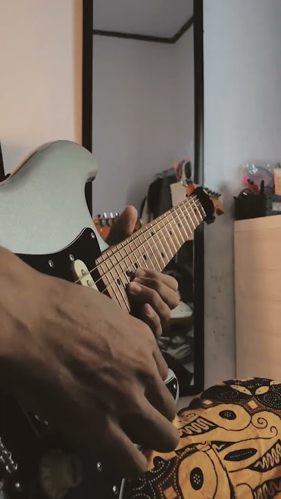 solo gitar Lelaki cadangan - T2 #stratocaster #lelakicadangan #shorts #sologitar #guitarcover