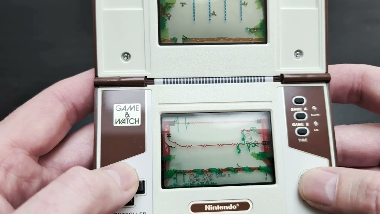 Nintendo Game & Watch Donkey Kong II (JR-55) from 1983. - YouTube