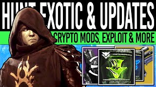 Destiny 2 | FUTURE HUNT EXOTIC! Bounties BROKEN! Wrath Catalyst, Cryptolith Mods, Next Drop & Fixes