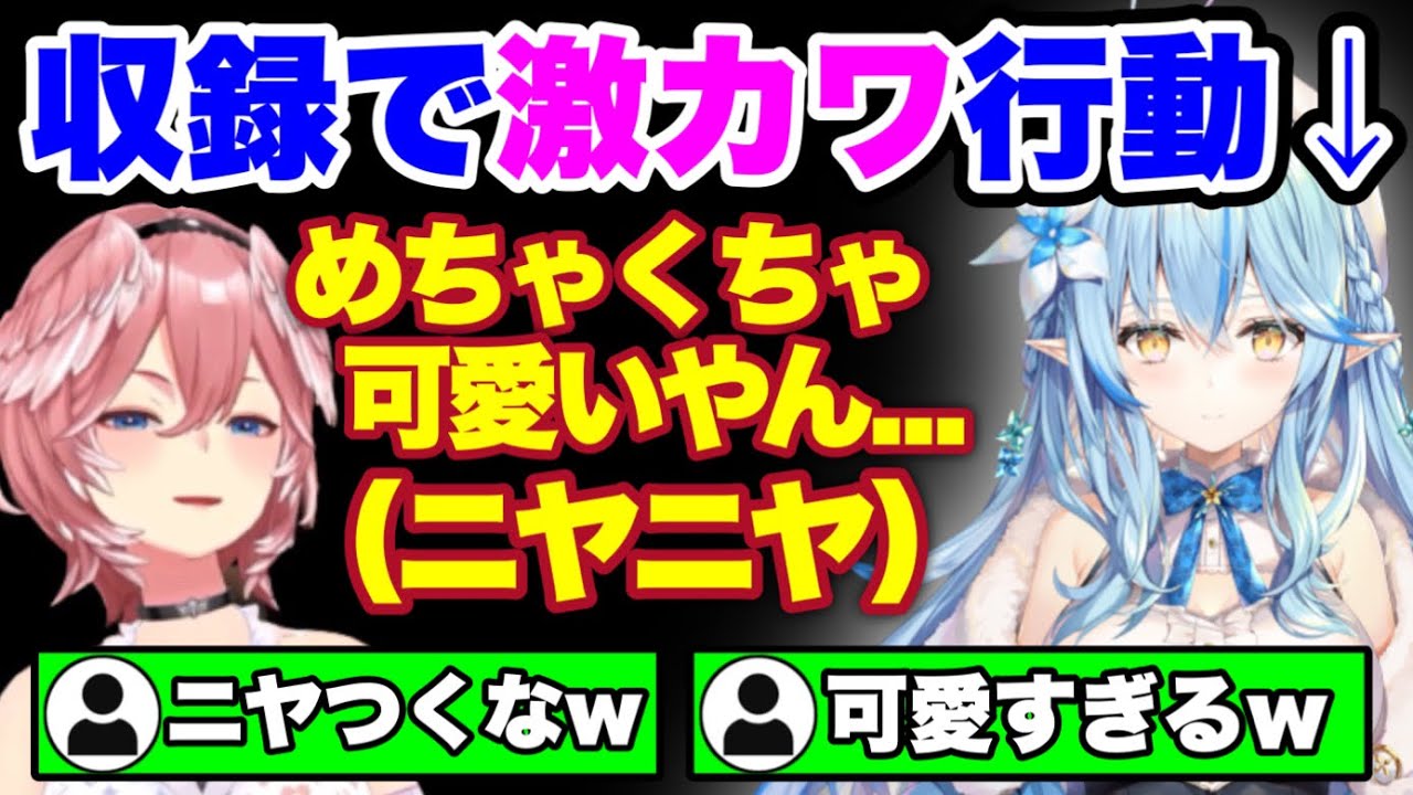 ラミィの激カワ行動を遠目でニヤニヤしながら見てたルイ姉【ホロライブ 切り抜き/鷹嶺ルイ/雪花ラミィ】