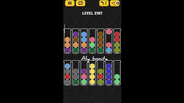 ball sort puzzle level 2187