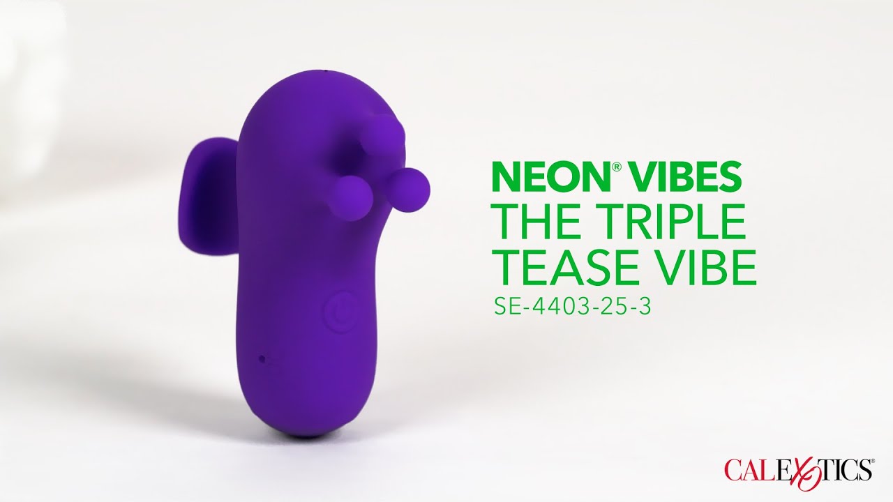 CalExotics Neon® Vibes The Triple Tease Vibe