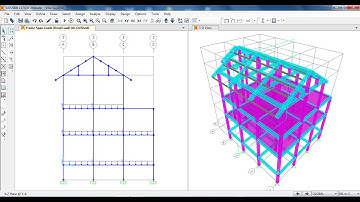 SAP2000-Villa Project Draw Columns, Beams, Slabs and Roofs