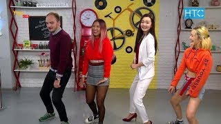 Легко ли научиться танцевать k-pop? / «Fam Dance Studio» Агуша и Элиф / УтроLive / НТС