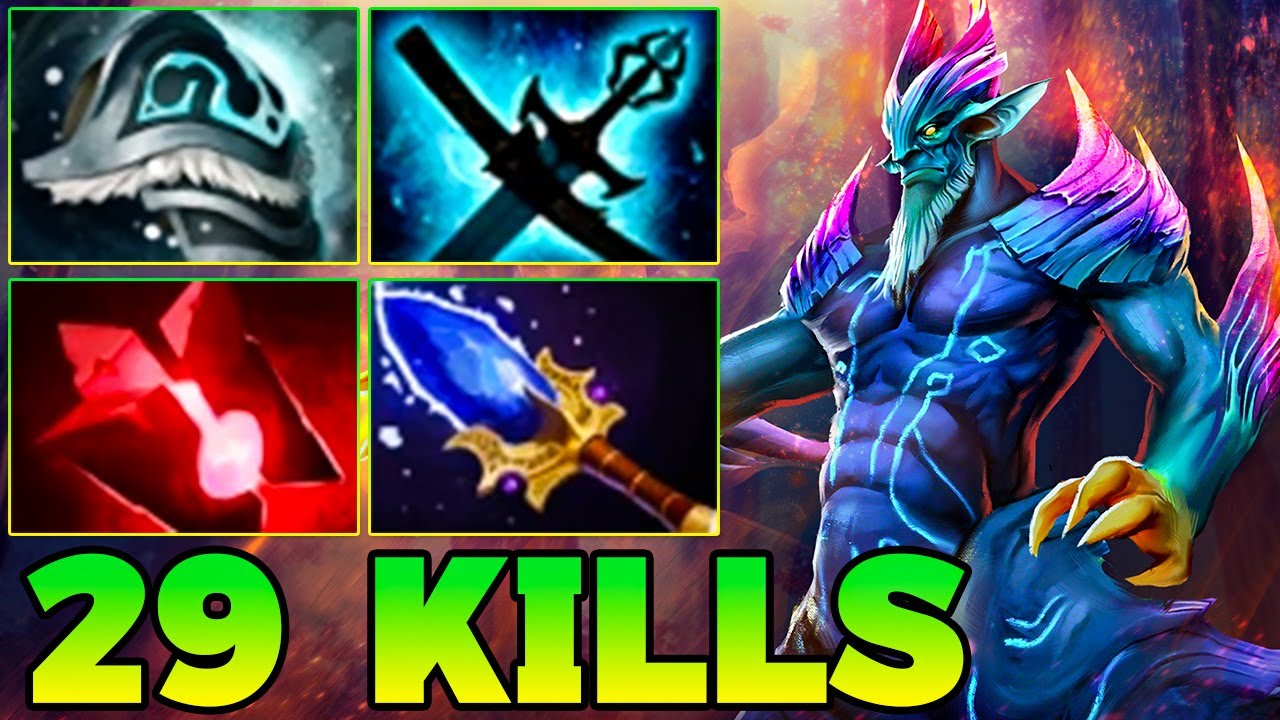 29 Kills Leshrac Dota 2 Mid Lane Pro Gameplay Carry Support Build Guide Offlane 7.40