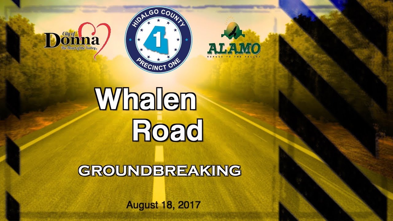 Precinct 1 Whalen Road Groundbreaking YouTube