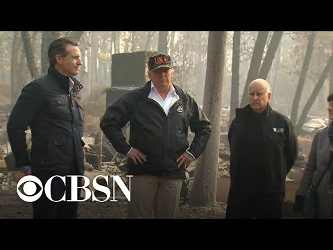 Trump Visits Areas Affected By California Wildfires