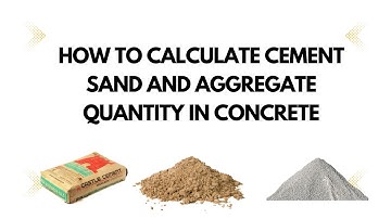 How to Calculate Material Quantities for a Concrete Slab: Step-by-Step Guide with Example -M10 Grade