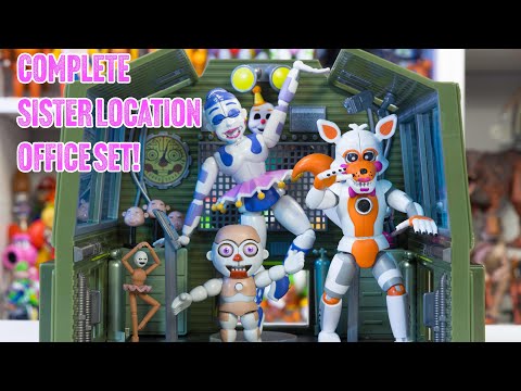 The FNAF Sister Location Office Sets are INCREDIBLE!