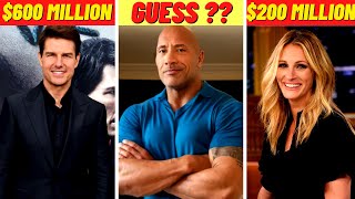 Top 10 Richest Hollywood Actors In 2022 | Facts Reload