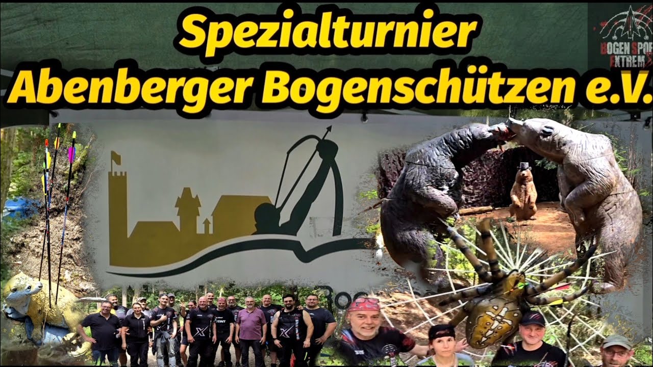 Spezialturnier in Abenberg - Herausforderung, Spaß und Leistung höchstes Niveau. Bogensport Extrem🔝🏹
