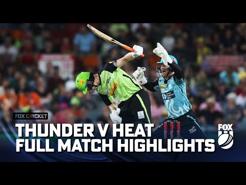 Sydney Thunder Vs. Brisbane Heat - Full Match Highlights | 12/12/23 | Fox Cricket