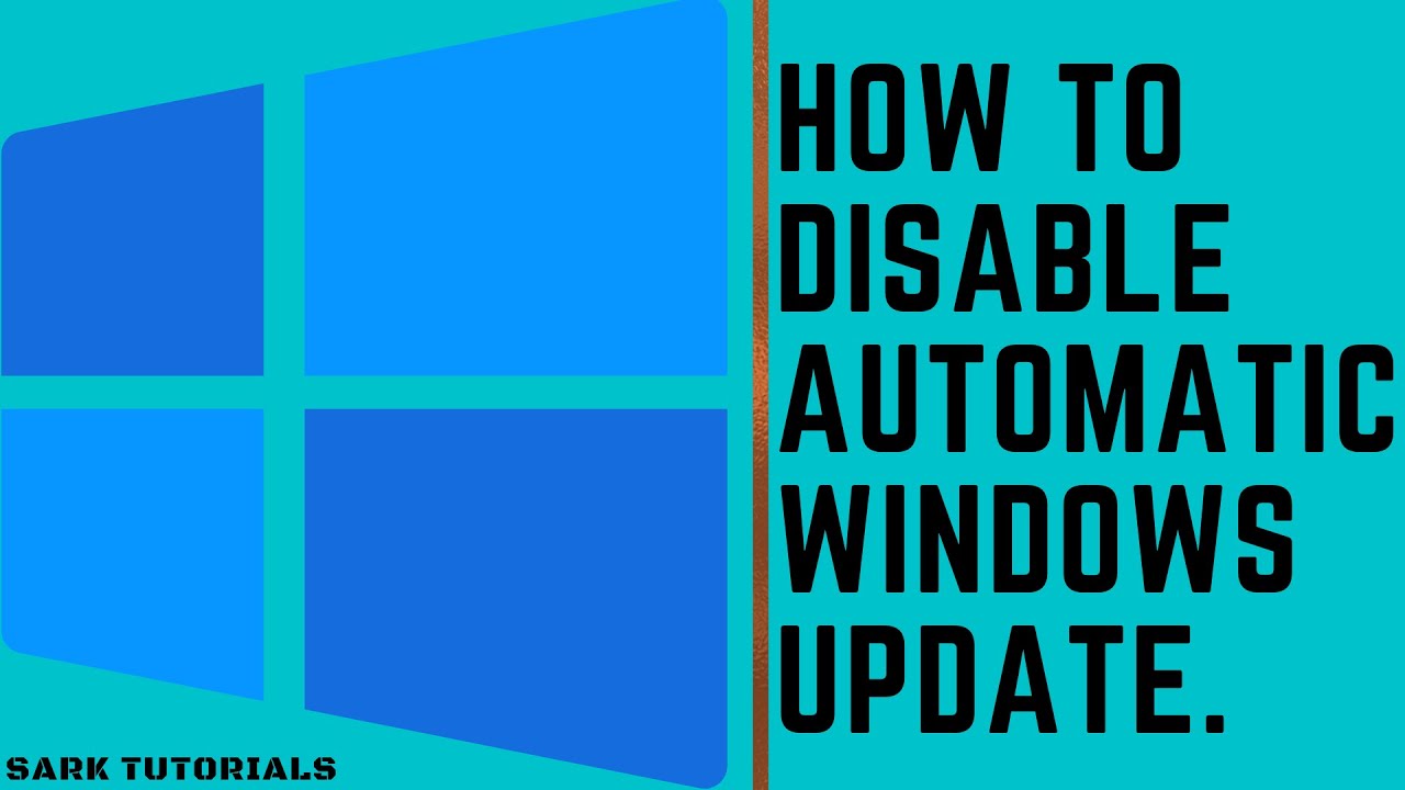 How to disable automatic windows update(windows 7/8/10). - YouTube