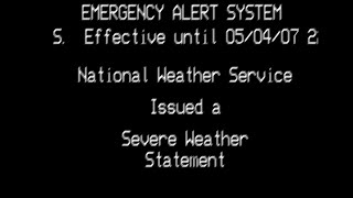 EAS Mock: Greensburg Tornado Emergency 2007