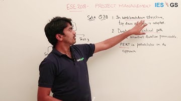 2018 Project Management || UPSC ESE GS Solutions (3 Qs) || Part 2