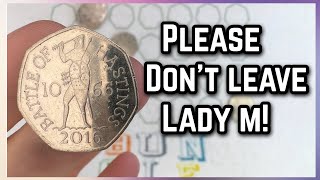 Will Lady M Quit??? Rare 50p Coin Hunting @bunglecollects