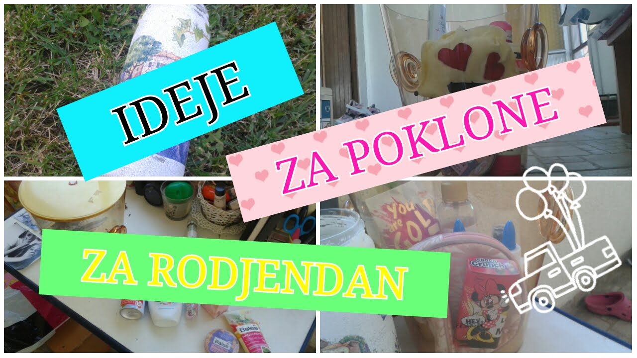 ideje za rođendan IDEJE ZA POKLONE ZA RODJENDAN | DIY BIRTHDAY GIFTS ♥   YouTube ideje za rođendan