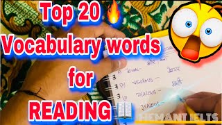 Reading vocabulary for Ielts | Hemant Ielts Part-2