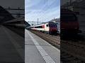 Départ d’une composition mixte sur un IR à Viège