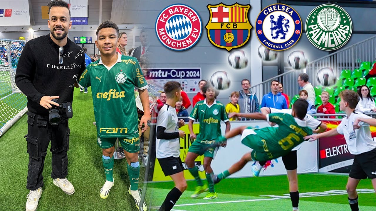 U15 Palmeiras WUNDERKIND zerstört FC Barcelona beim Besten U15 Turnier | MTU CUP 2024