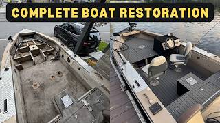 I Picked Up The Cheapest Fishing Boat On Marketplace | Restoration Timelapse