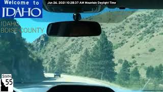 Cascade ID to Boise ID Timelapse Drive 2021 HD