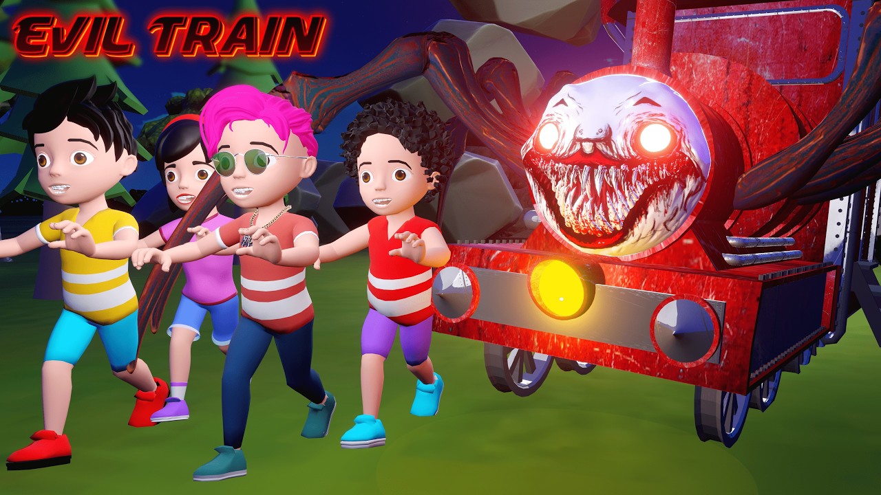 Choo Choo Charles Aur Rohan Robot Part 1 | Horror Train Cartoon | Pagal Beta | Desi Comedy Video