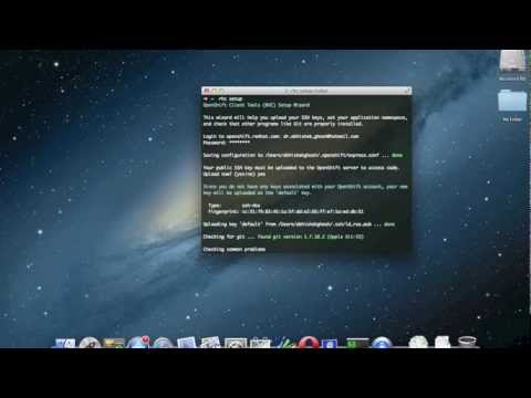 Installing Command Line Tool for Red Hat OpenShift PaaS
