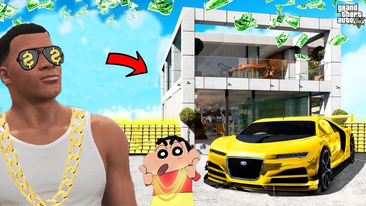 SHINCHAN Help Franklin To become Multi Billionaire💰In GTA5